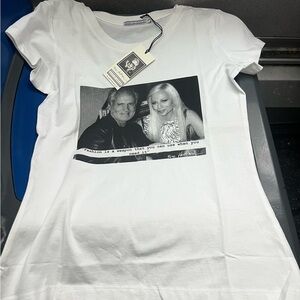 Proof of concept Donatella & Gianni Versace cotton T-shirts